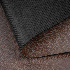 Faux Leather Brown PU Leather Fabric 36″ X 54″ 1 Yard 0.8 Mm Thickness Synthetic