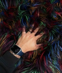 Faux Fur Shaggy 3″ Long Pile Fur Fabric 58″W SBY (Rainbow Burst) Soft, Colorful