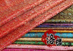 Ancient Costume Silk Satin Sewing Fabric Chinese Dress Baby Clothes Kimono Cos