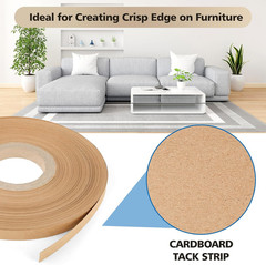 Upholstery Tack Strip 1/2 Inch Kraft Paper Roll for Furniture Edges Sofa Chair