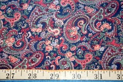 PAISLEY IN PINK AND BLUE FROM PETER PAN FABRICS – 100% COTTON FABRIC
