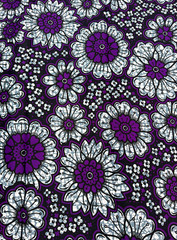 Polyester High Quality Design – Purple Gray White Dark Blue Black