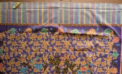 Batik (Halus) fabric single piece 35″ wide 115″ long (plus 2×6″ edges)