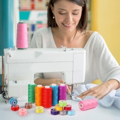 Auvitaya 72pcs Bobbins Sewing Thread Kits, 36 Colors 400 Yards multicolored
