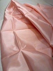 Frost Pink Taffeta Fabric 100% Acetate 39” x 45” Shiny Bridal Sewing Craft