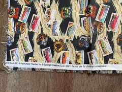 Lot 3 Yds Classic Cars Fabric Cotton Red Truck Route 66 Quilting Sewing 1 Yd Ea