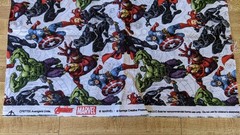 Marvel Avengers Unite Cotton Fabric One piece 15″L by 44″W plus extra