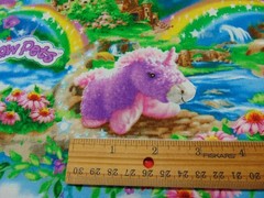 Pillow Pets Cotton Fabric Unicorns & Rainbows All Over Print 1yd x 44″