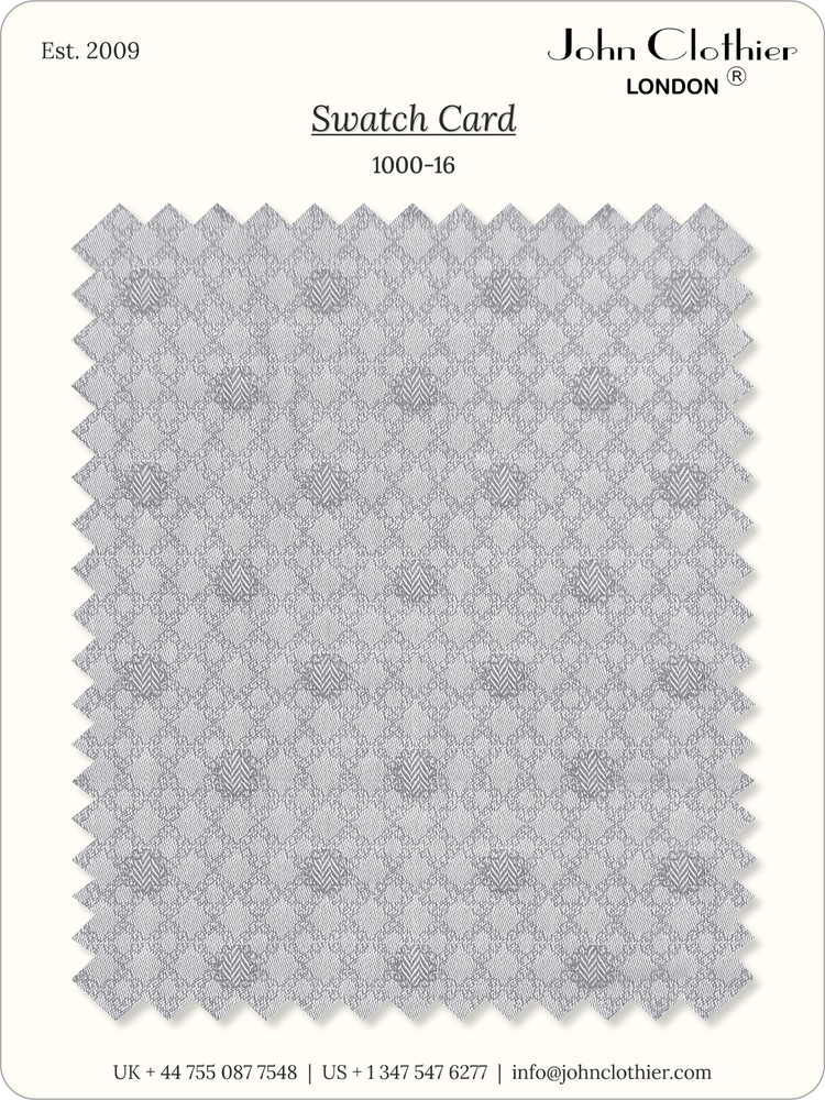 Grey Geometric Jacquard Fabric by Meter 58″ Wide Luxury Brocade Sewing Material
