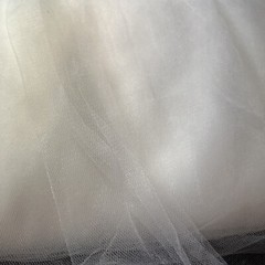 Soft Bridal Mesh Tulle Netting Fabric – 58″ Wide – Sold by the Yard Soft Ivory