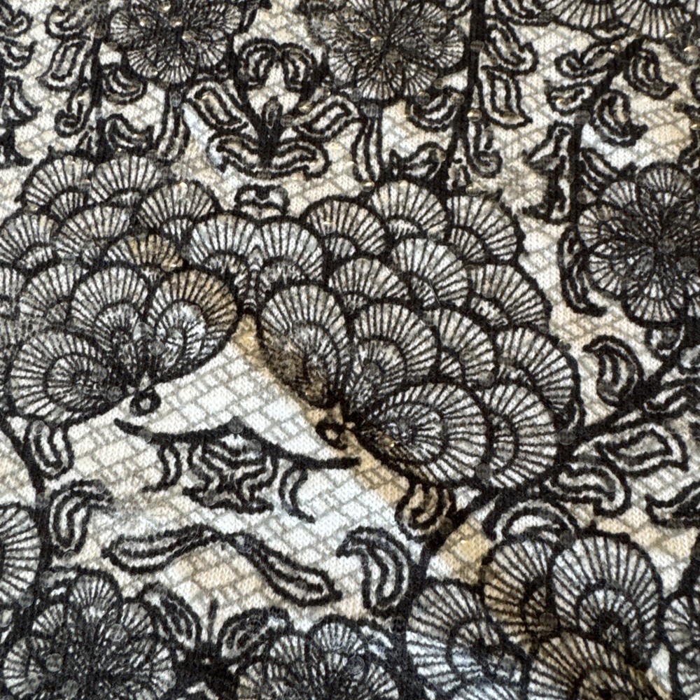 Joann Fabrics Jersey Knit Black And White Fabric 3 Yards By 54 Inches