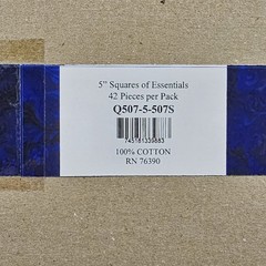 Wilmington Prints Sapphire Sky 5 Karat Gems 5″ Squares Precut Fabric 42pc Cotton