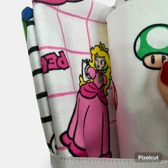 Nintendo Licensed Super Mario Fat Quarter 5 pcs Bundle 18″x21″ Yoshi Luigi Peach