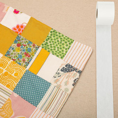Scrap Tape for Quilting 2 1/2 Inches 25 Yard Fabric Scraps Water Soluble Diagona