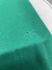 Vintage Emerald Green Wool MidWeight Fabric – 15” x 60″ – Craft & Sew