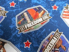 SATURDAY EVENING POST PATRIOTIC TOSS FABRIC By the YARD