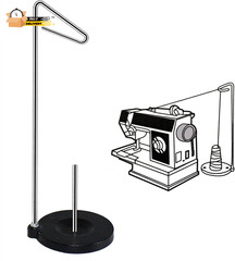 Heavy Duty Metal Base Single Thread Stand Universal Single Cone and Spool