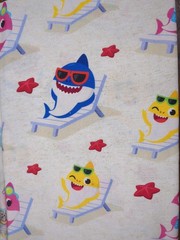 Lot of Fabric, Kid Characters, Fairies, sharks, lady and the tramp, 2lb