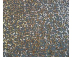 Luxury Sequin Dance Wear Stretch Fabric Material – BLACK BROWN