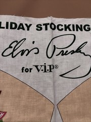 Cranston Fabric Elvis Presley Jumbo Christmas Holiday Stocking Craft Panel