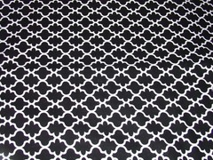 Brother Sister Design Studio Black & White Cotton Fabric – 1 2/3 yd x 42″