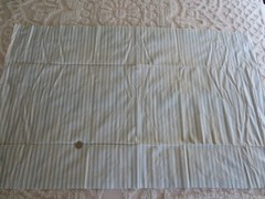 5058. Jo-Ann BLUE & WHITE STRIPE Quilting COTTON FABRIC – 41-1/2″ x 5/8 yd.