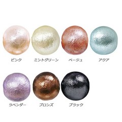 Cotton Pearls (Double-Hole) Regular Color 12mm