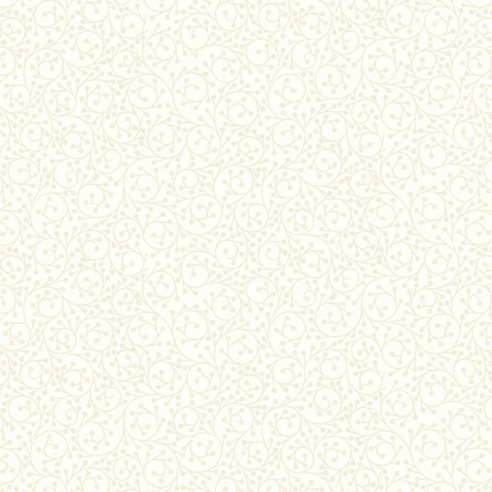 LEWIS & IRENE – Tiny Tonals – Vines – Cream on Cream ,1/4 yard