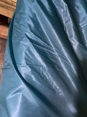Light Blue Nylon Ripstop (DWR) Fabric 70 Denier 64” Water-Repellent Camping Tent