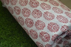 NO TARRIF CHARGES 100%✅ZK_135 Hand Block Floral Print 100%Cotton 5 Yard Fabric#