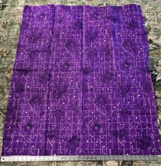 Vintage 1960s Brookhaven Zodiac Astrology Fabric 37 X 43 Condition!