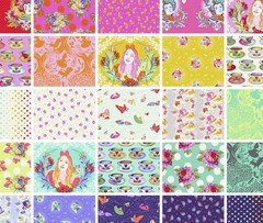 TULA PINK MYSTERY BUNDLE – FIVE 1/2 yards of Tula Pink Out of Print Collectibles