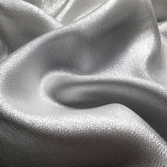 Silver White Crystal Shimmer Lame Fabric 58″ By The Yard Metallic Costume Cloth