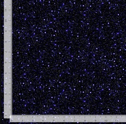 Cotton Spaced Out Galaxies Space Science Planet Fabric Print by Yard D767.92