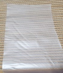 36″X54″ .004X54 FROSTY MATTE SOFT RF SEALING SEWING MATERIAL