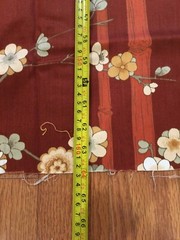 48″x 63″ Cloisonne Collection Fabric 5th Avenue Designs Vase Peony Bowl Flower