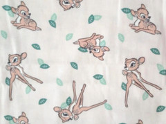Bambi Fabric 9.5″ X 11″ Sewing Crafting Piece New