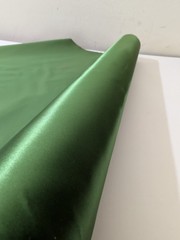 6 Yards Roll Remnant Christmas Green Taffeta Fabric 20” Wide – One Piece