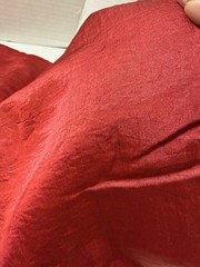 Red Burgundy Taffeta Fabric 3 Yards x 57” Wide Shiny Textured Sewing Craft