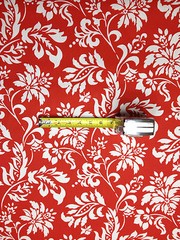 MILL CREEK WEXFORD BERRY RED FLORAL OUTDOOR FURNITURE FABRIC BY THE YARD 54″W