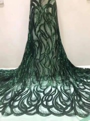 Shiny Sequin Fabric Geometric Pattern Artificial Lace Fabric Dress Wide 125cm