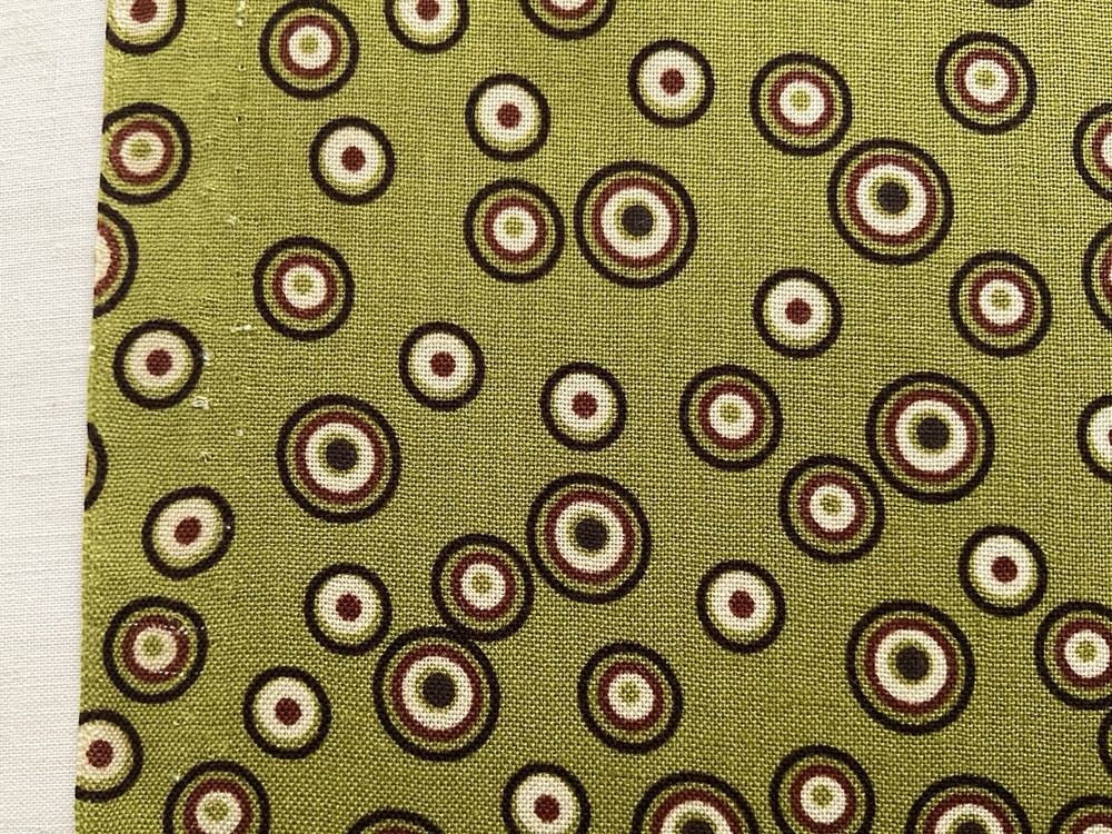 Cotton Fabric Polka Dots Green By Jo Ann 42”x 37” 508