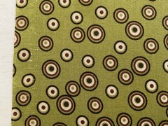 Cotton Fabric Polka Dots Green By Jo Ann 42”x 37” 508