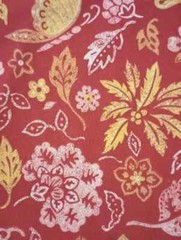 leaf flower fun fabric 21 x 20 inch new