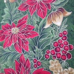 HOLIDAY FLOURISH III Peggy Toole for ROBERT KAUFMAN Cotton Print Japan BTY