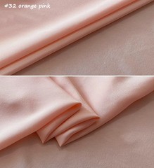 55” Wide 16 Momme Crepe Silk Fabric CDC Solid Pure Nature Silk Crepe De Chine