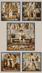 Sports Baseball Kids Fabric Cotton 8600 Elizabeths Studio Play Ball 24″ Panel
