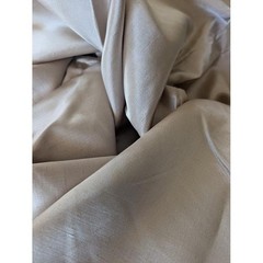Vtg 90s Antique Satin 8 Yards 288×48 Pinky Cream Slub Texture Upholstery Curtain