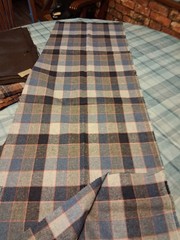 Vintage Wool Blend Fabric Lot Of 4