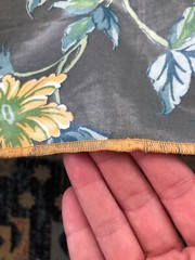 Vintage 1984 G P & J Baker Polished Cotton Floral Chintz Fabric 44″ x 56″ Tree